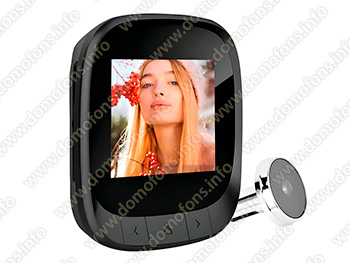 Видеоглазок на входную дверь iHome S03 с цветным экраном и встроенной памятью