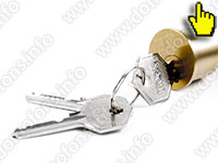 Цилиндровый механизм электромеханического замка Anxing Lock AX042